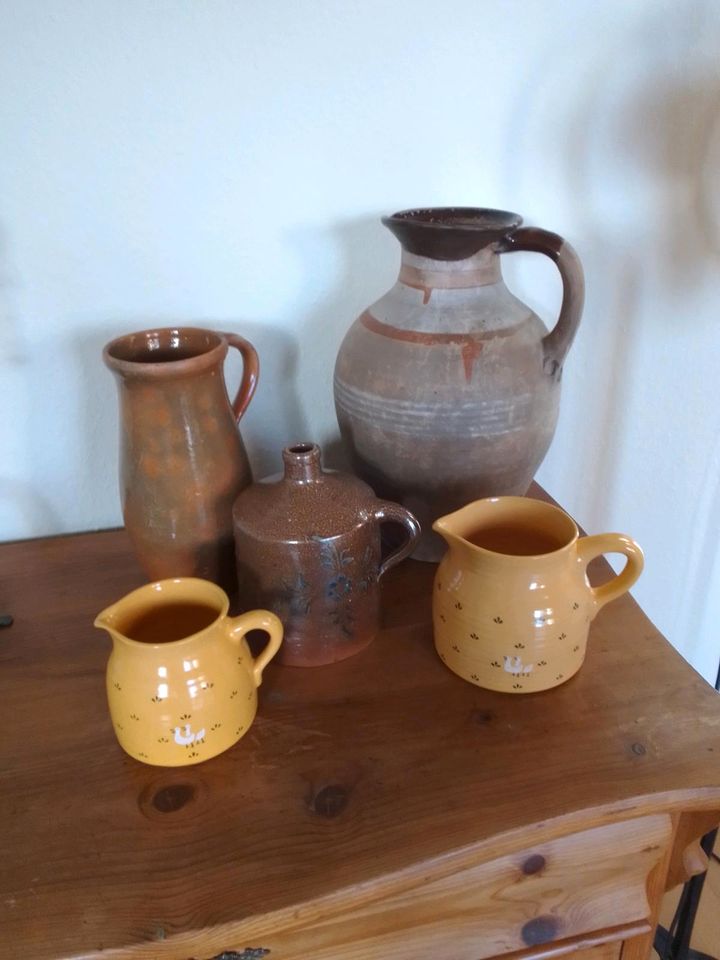 Keramik/ Ton Krüge neu...und sehr alt, ab in Wunstorf