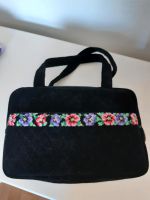 Handtasche Feiler Chenille NEU! Schwarz/Blumen Bayern - Marktredwitz Vorschau