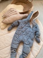 Zara Premium Mini Baby Schneeanzug Winteroverall gesteppt grau 74 Bayern - Augsburg Vorschau