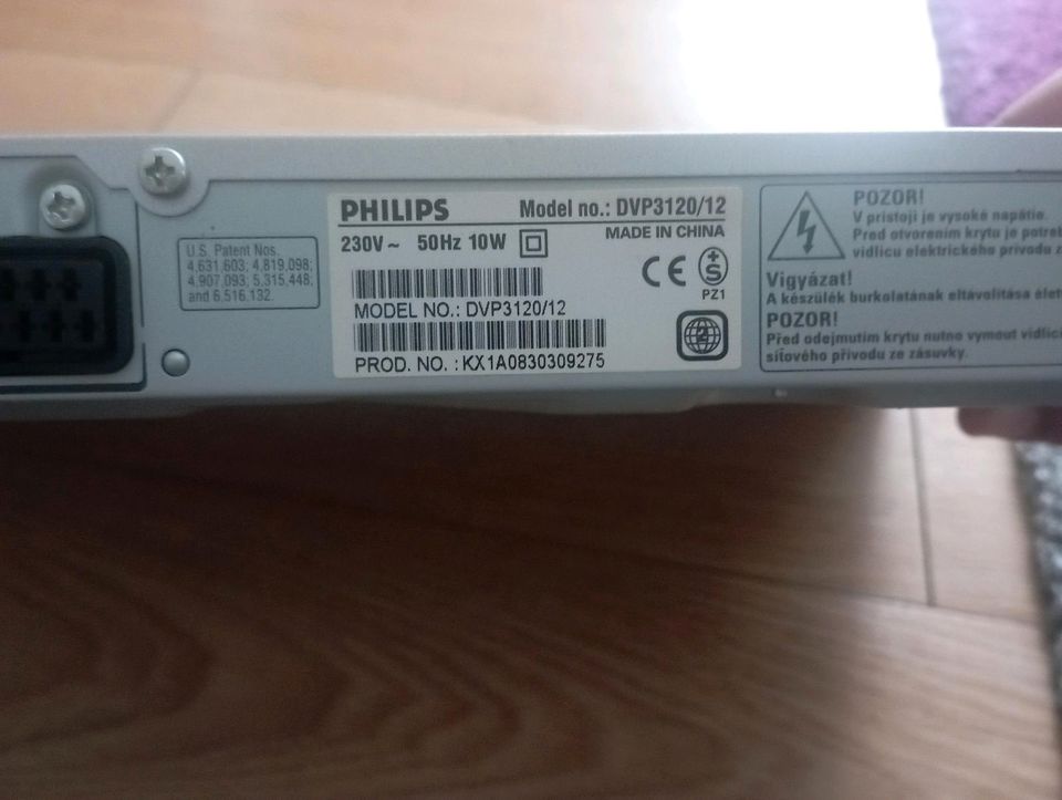 DVD PLAYER VON PHILIPS ohne Fernbedienung DEFEFT in Frankfurt am Main