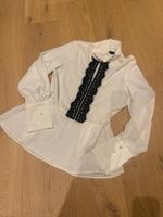 Zara Bluse - Weiß/schwarz - Gr.M Niedersachsen - Gehrden Vorschau