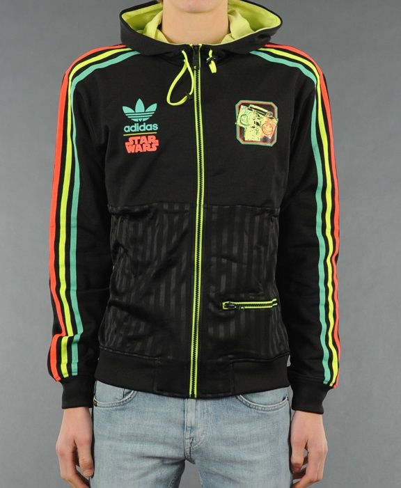 Adidas Star Wars Bobafett Jacke Rasta Hoodie Marley Reggae M-XXL in Hamburg