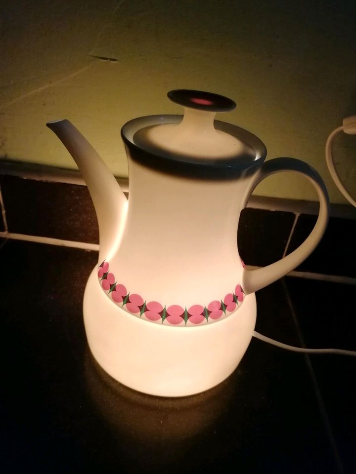 Beleuchtete Kaffeekanne, Teekanne, Kannenlampe in Tüttendorf
