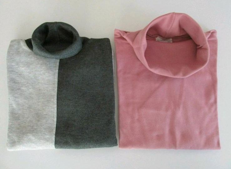 Sweatshirt Rolli grau Gr. 152/158, rosa 164/170 Rollkragen Shirt in Beverungen