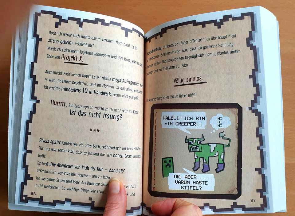 Minecraft Buch cube kid ' Tagebuch eines Noobs /Kriegers' in Richtenberg