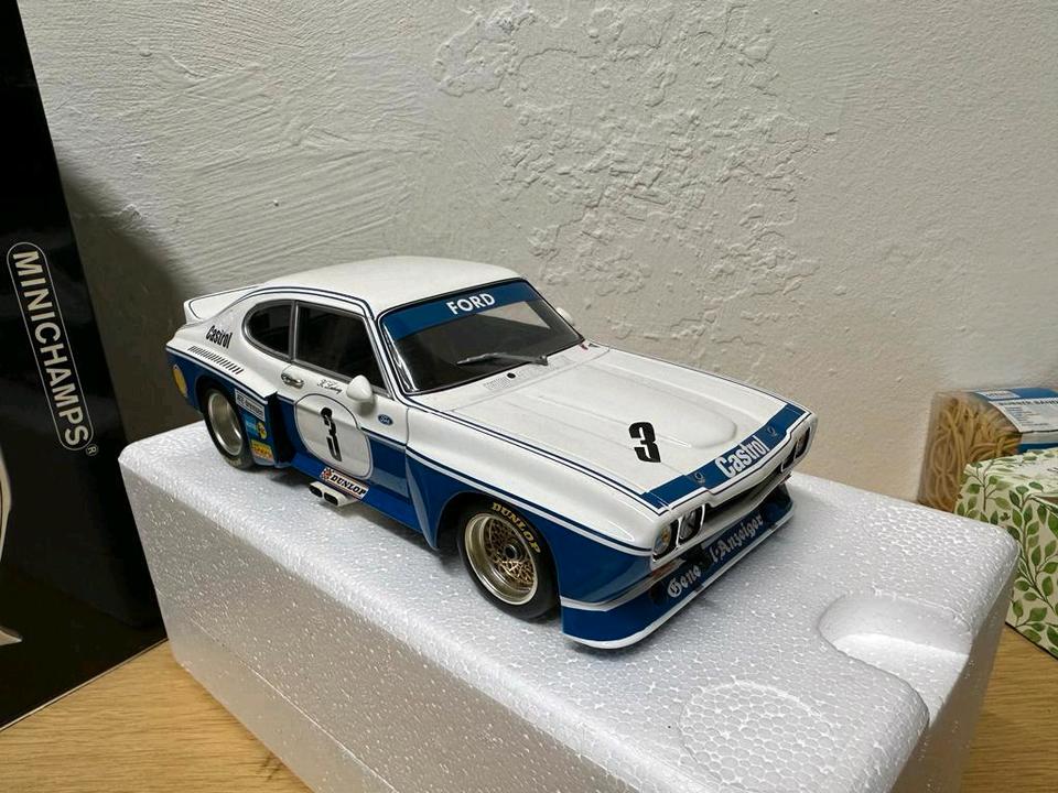 K. Ludwig #3 Ford Capri RS-3100 DRM 1975 Modellauto 1:18 '75
