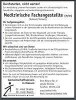 Medizinische Fachangestellte MFA (m/w/d) für Allgemeinmedizin Nordrhein-Westfalen - Rheine Vorschau