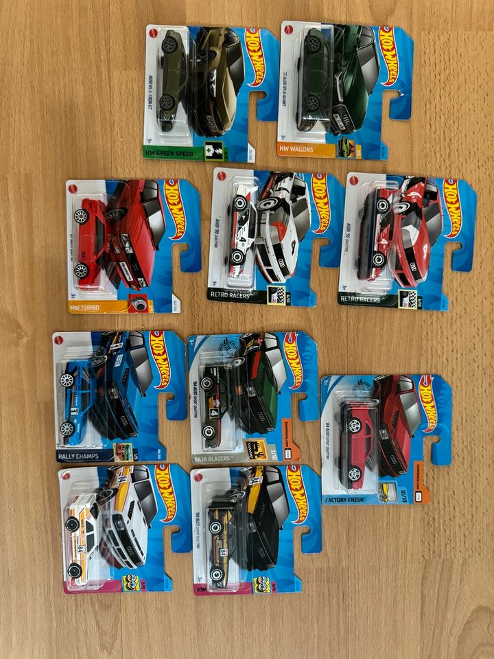 Hotwheels Audi Sammlung 10 Stück in Mülheim (Ruhr)