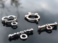 Knebelverschlüsse Herz/Ring Tibetischer Stil-Antik Silber (#302) Niedersachsen - Lauenau Vorschau