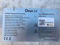 Deye SUN600G3-EU-230 600W WiFi Micro Wechselrichter Nordrhein-Westfalen - Castrop-Rauxel Vorschau