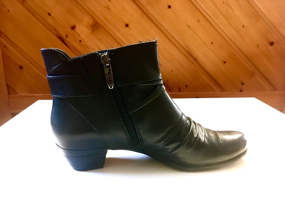 schwarze Tamaris Stiefeletten Gr. 37 Schuhe sehr guter Zustand in Wyhl