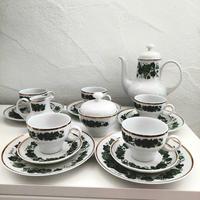 Kaffeeservice für 6 Personen, Weinlaubmotiv, Marke Kahla, DDR Hessen - Schaafheim Vorschau