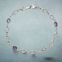 Funkelndes Amethyst Armband aus 375 Weißgold Saarbrücken-Mitte - St Arnual Vorschau