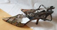 Leder-Slingback Pumps Viasina Gr. 4,5 / 37 / 37,5 Reptilprägung Bayern - Großostheim Vorschau