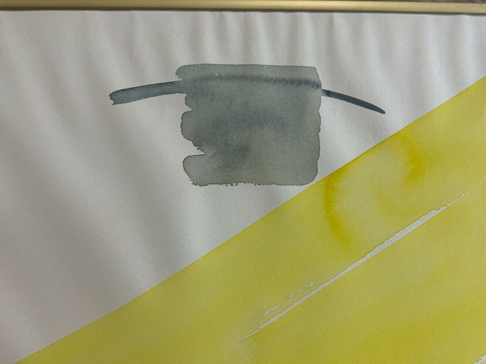 AQUARELL ABSTRAKTE KOMPOSITION GEMÄLDE GROSSFORMAT 71x101cm VON ANATOLI KMARA - Versand kostenlos - Wir sind für Sie da lokal in 86830 Schwabmünchen oder online ARTHOME24 in Schwabmünchen