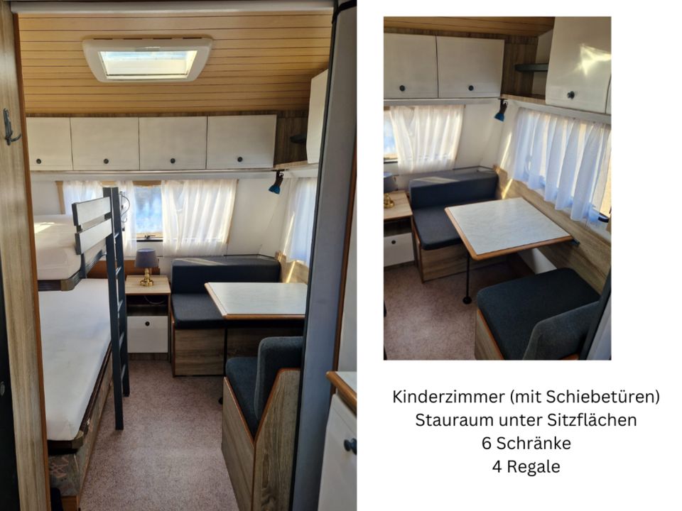 Wohnwagen Dethleffs mit Etagenbett - für handwerklich Begabte in Nordhorn