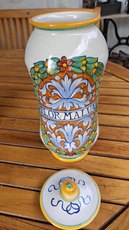 Deruta Italy Sberna 244/30 Keramik Topf mit Deckel ANSEHEN!!! in Freiburg im Breisgau