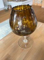 Gelbe Vase aus Glas 30 cm Retro Rheinland-Pfalz - Halsenbach Vorschau