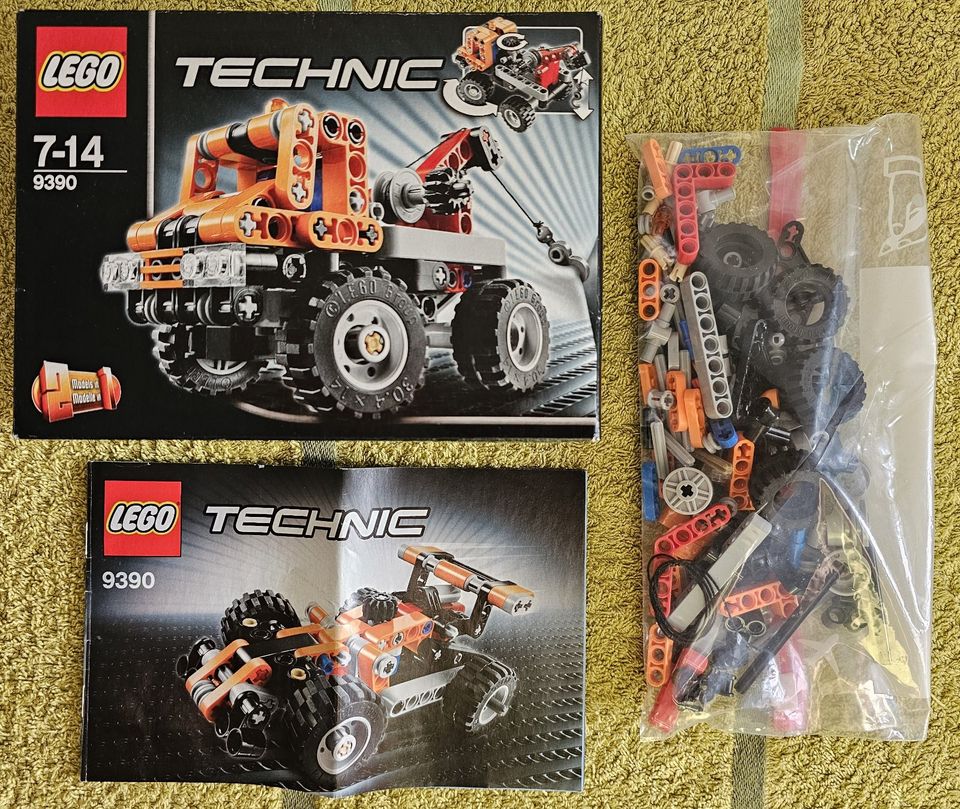 Lego Technic 9390 Mini-Abschlepptruck Technik in Leipzig