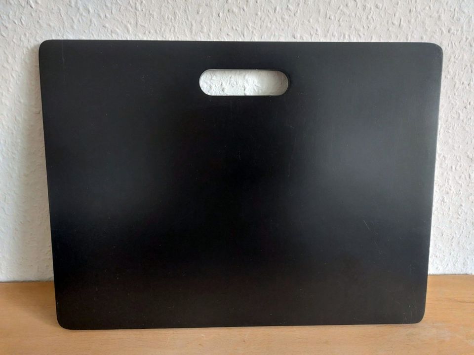Laptopkissen Knietablett Kissentablett für Notebook Holz schwarz in Düsseldorf