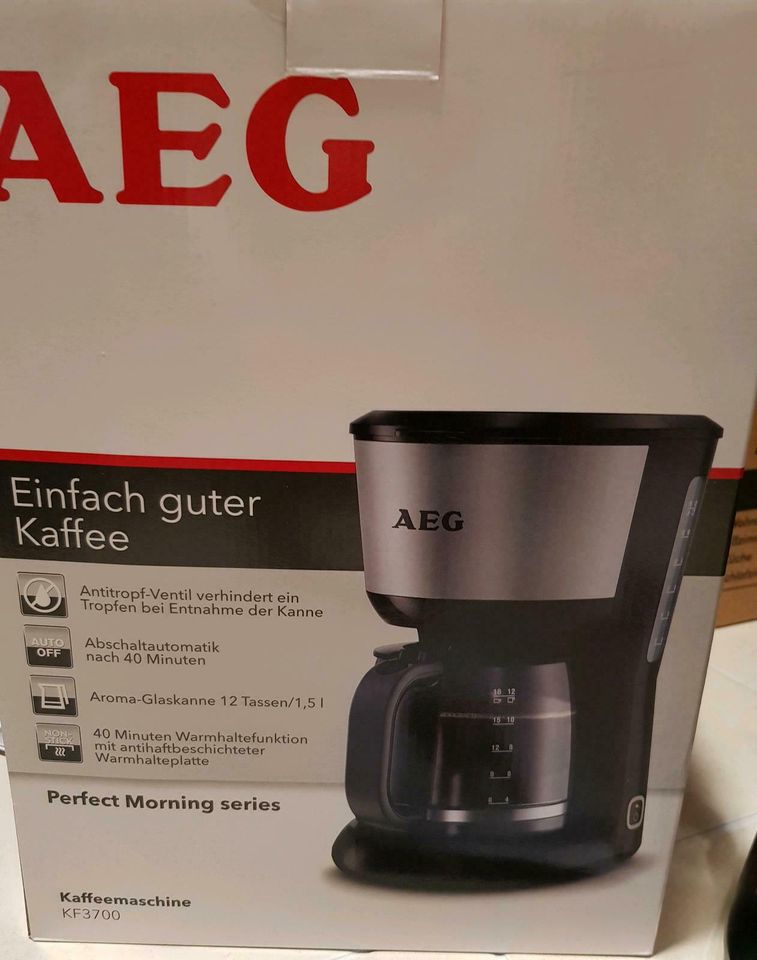 AEG KF3700 Kaffeemaschine in Bayern - Karlshuld | Kaffeemaschine &  Espressomaschine gebraucht kaufen | eBay Kleinanzeigen ist jetzt  Kleinanzeigen