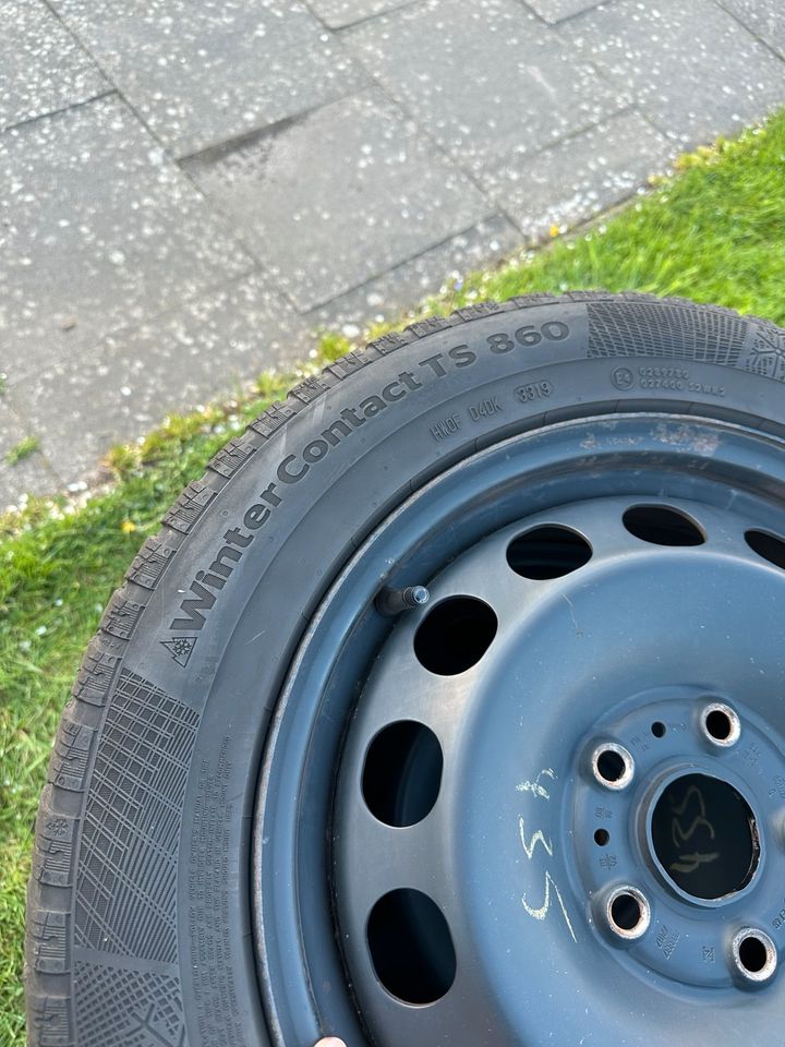 M+S Reifen  + Stahlfelgen 205/55 R16 in Preußisch Oldendorf