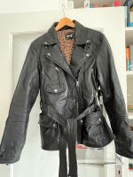 Stylische Damen Lederjacke, Innenfutter Leopardenmuster M/L Stuttgart - Sillenbuch Vorschau