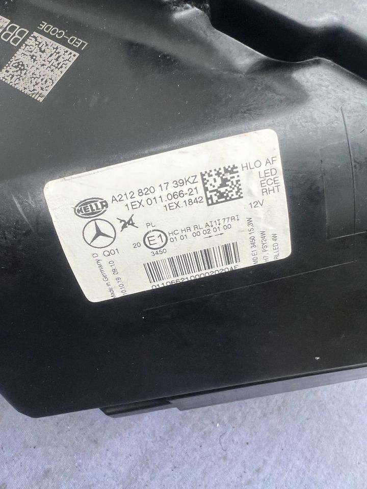 Mercedes Benz W212 E-klasse LED Scheinwerfer Links Gebraucht !!!! in Berlin