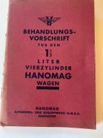 Hanomag Wagen Behandlungsvorschrift Buch Oldtimer Sachsen - Tannenbergsthal Vorschau