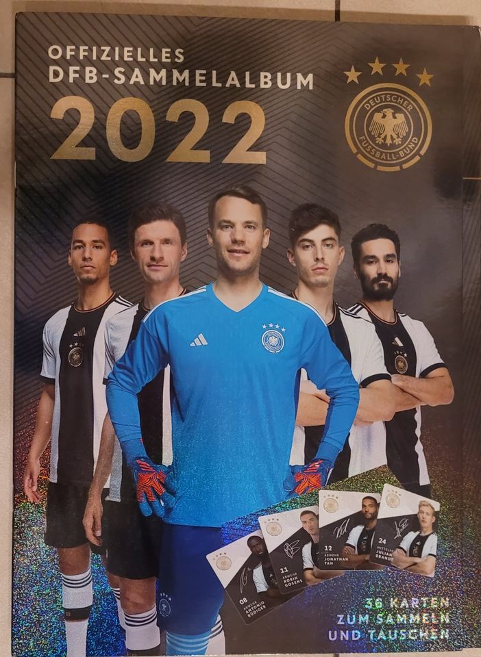 Gebraucht: REWE 2022 DFB-Sammelalbum kompl. Glitzerkarten/Normalk in Recklinghausen