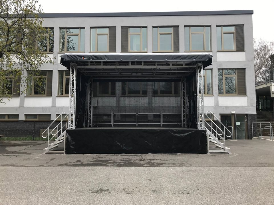 Mobile Bühne zu vermieten - Schneller Auf- & Abbau! 6x4m in Hüffelsheim