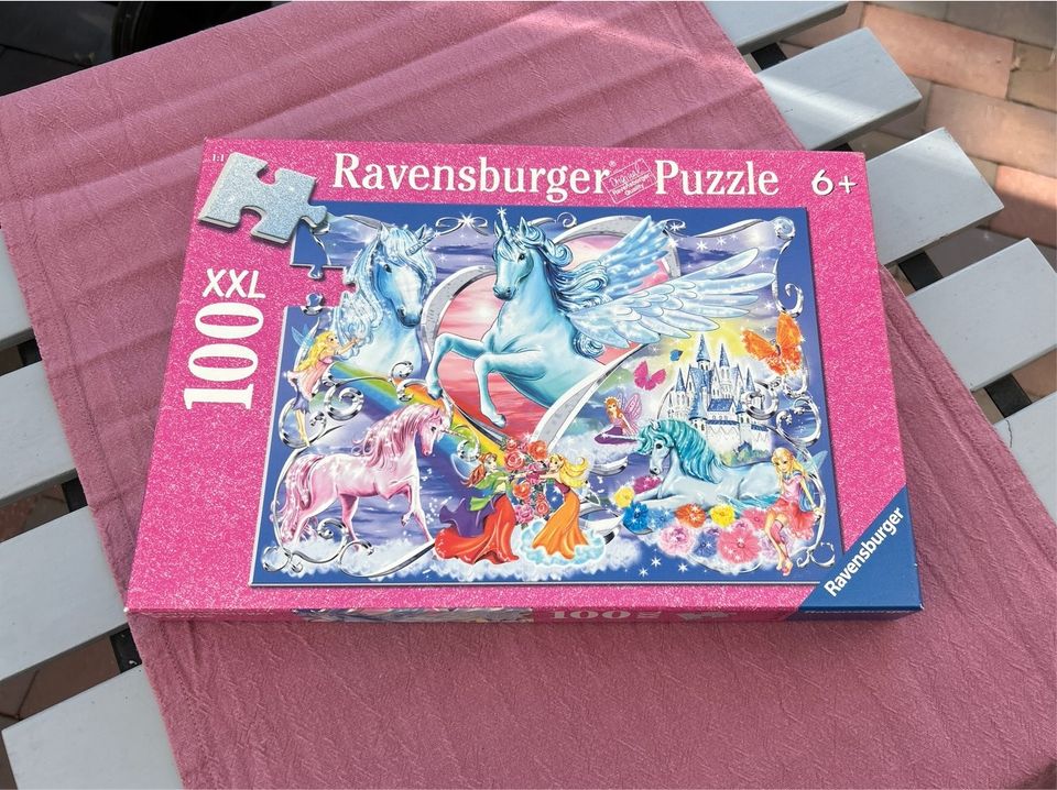 Puzzle Ravensburger 100 XXL Pegasus Einhorn Mädchen Glitzer in Rastede