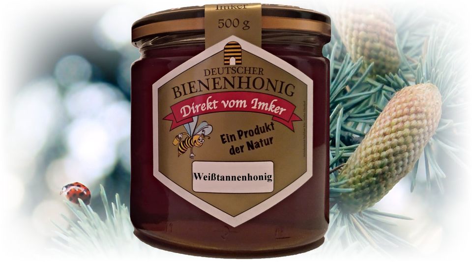 Bayerischer Weißtannenhonig Deutscher Imkerhonig 500g/250g in Aldersbach