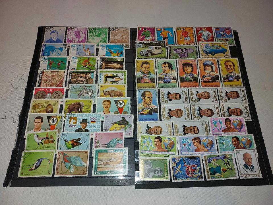 VAE Vereinigte Arabische Emirate 620 verschiedene Briefmarken in Steinfurt
