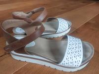 Plateau - Sandalen * Weiss * Josef Seibel * Grösse 40 Saarland - Merchweiler Vorschau