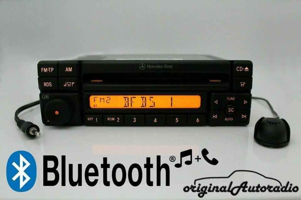 Mercedes Benz Autoradio Audio 10 CD Kassette Bluetooth Radio Aux in Gütersloh