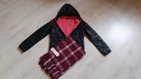 Damen/Mädchen Steppjacke in schwarz Gr. S mit passendem Schal Sachsen - Aue Vorschau
