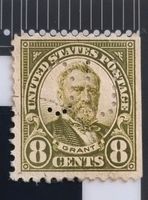 8 Cent 1923 Grant PERFiN Briefmarke USA Hessen - Dreieich Vorschau