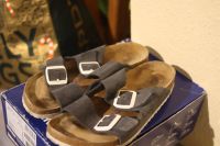 Birkenstock Arizona dunkelblau in Gr. 41 Weichbettung Leder Rheinland-Pfalz - Neu-Bamberg Vorschau