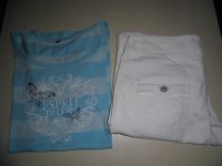 Esprit Caprihose, 7/8 Jeans, Gr. 40 + T-Shirt gestreift, Gr. L Bayern - Auerbach Vorschau