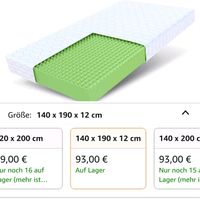 Schaumstoffmatratze Bayern - Nordendorf Vorschau