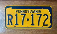 Pennsylvania Licence Plate mit gelbem Untergrund u blauer Schrift Münster (Westfalen) - Mauritz Vorschau