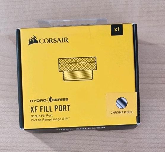 Corsair XF Hydro X Fill Port chrom in Uffenheim