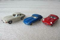 DREI Modellautos  H0 : Jaguar E -Type Coupe ; WIKING + Monogram Nordrhein-Westfalen - Ennigerloh Vorschau