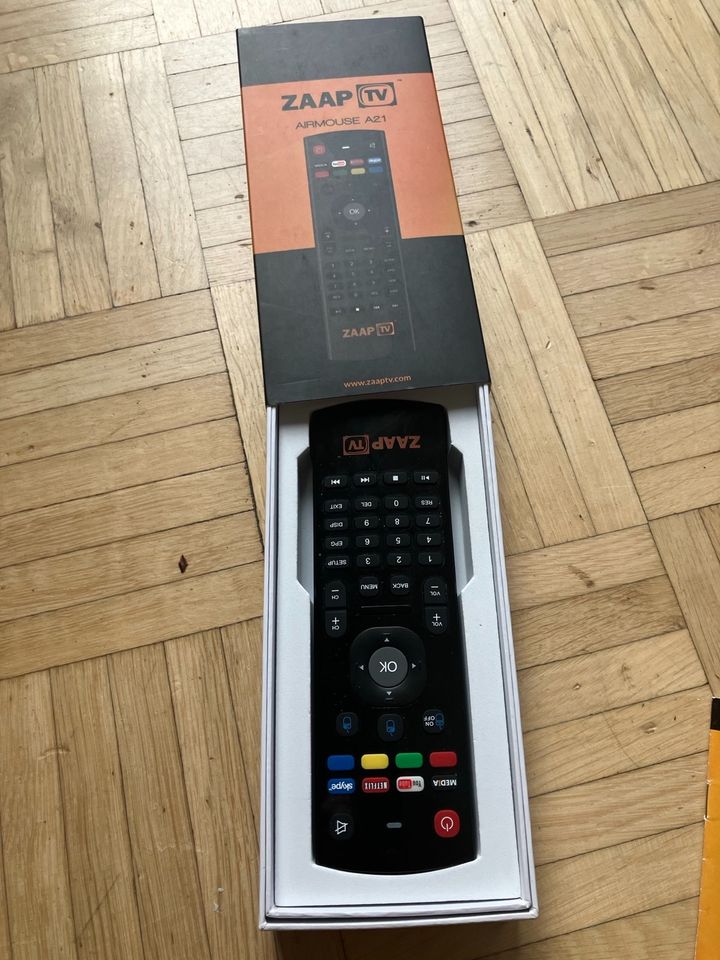 ZAAP TV Receiver HD509NII IPTV und Fernbedienung Airmouse A21 in Telgte