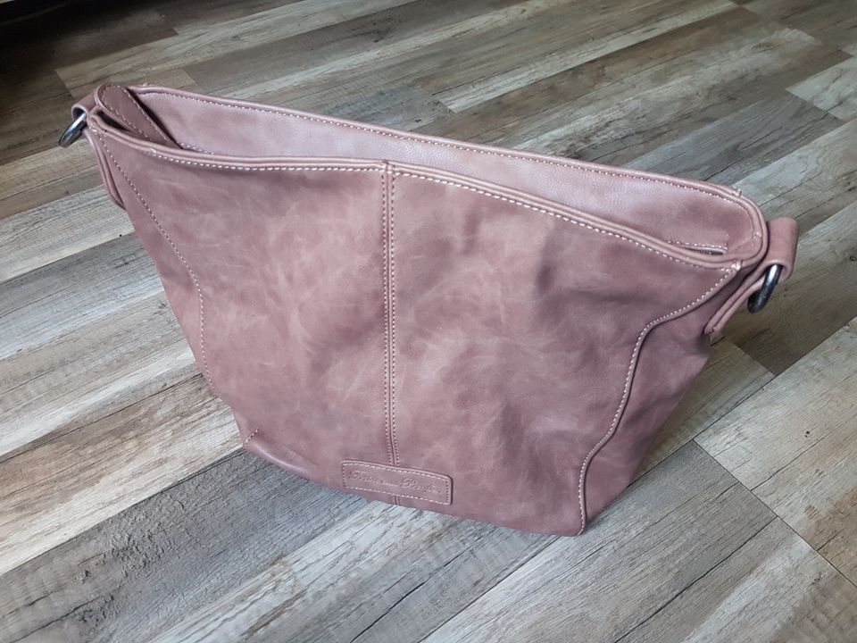 Handtasche Fritzi aus Preußen Rosegold mit rotem Innenfutter TOP in Gelsenkirchen