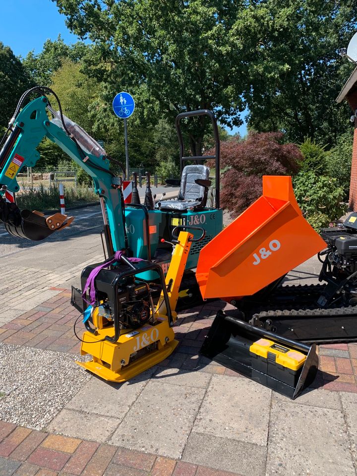 Minibagger  Angebot  Kettendumper  Rüttelpatte in Nordhorn