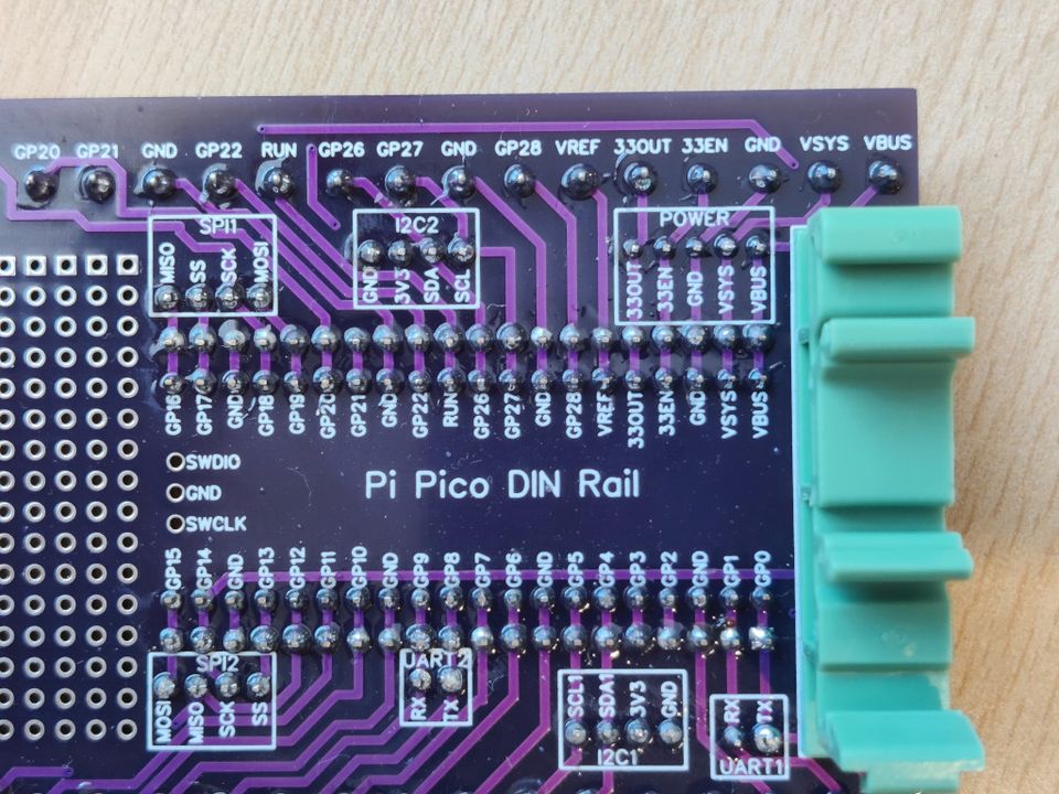 Raspberry Pi Pico DIN-Schiene DIN Rail Adapter in Rosenheim