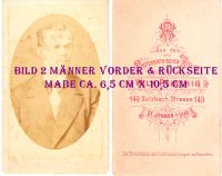 Original Carte de Visite Vintage- alte Fotos Retro Soldaten Männe Baden-Württemberg - Baindt Vorschau