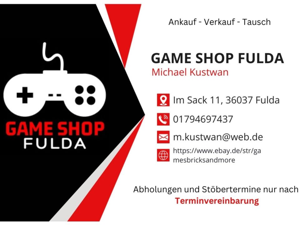 Game Shop Fulda | Videospiele Konsolen Nintendo Switch Xbox PS in Fulda